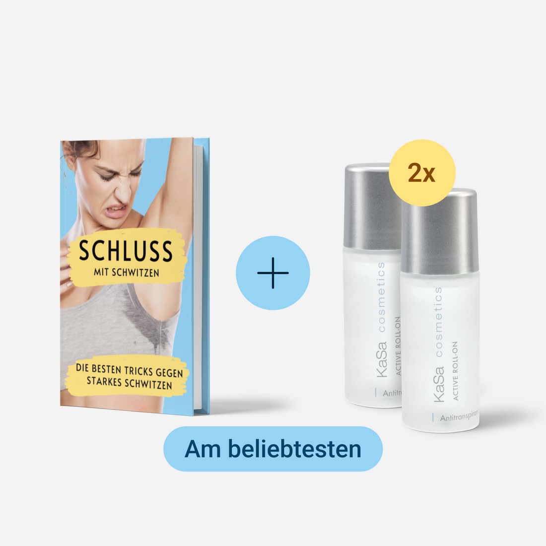 Maximale Wirkung für Vielschwitzer: Kasa Active Roll-On 2x + E-Book